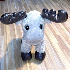 Build A Bear Merry Mission Grey Gust Moose 2018  plush moose